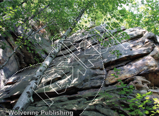 photo of Overlook Buttress from New River Rock Vol. 1