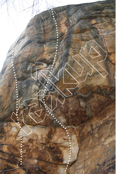 photo of Pulling on Porcelain, 5.13a ★★★ at Hellbound Area from New River Rock Vol. 1