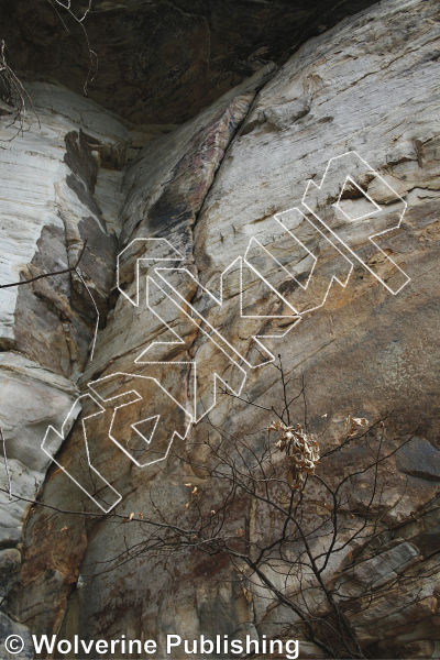 photo of Big Gulp, 5.9 ★ at Mungolian Wall from New River Rock Vol. 1