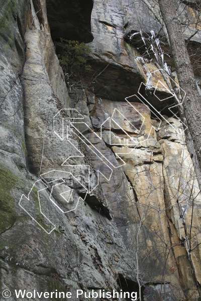 photo of Unnamed, 5.9  at Upper Endless from New River Rock Vol. 1