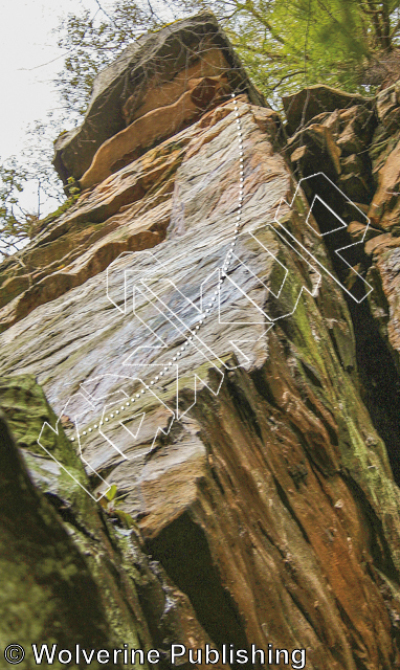 photo of Zend Buttress from New River Rock Vol. 1