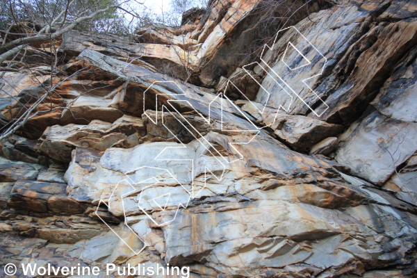 photo of Sunshine Buttress from New River Rock Vol. 1