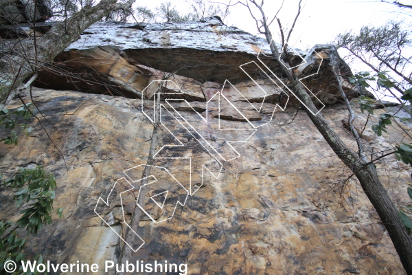 photo of Blowjob Chair , 5.11b ★★★ at Upper Endless from New River Rock Vol. 1