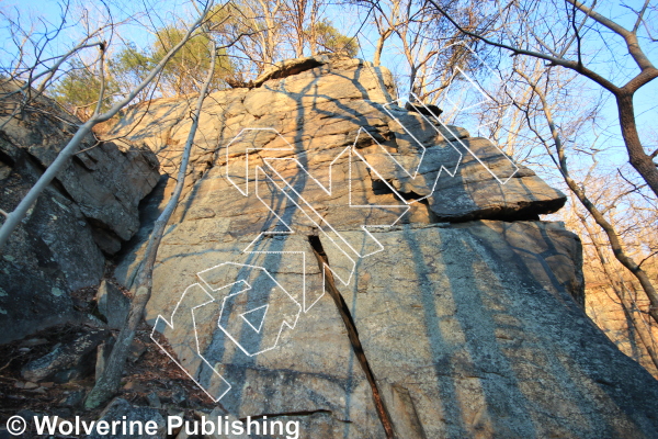 photo of Bimbo Buttress from New River Rock Vol. 1