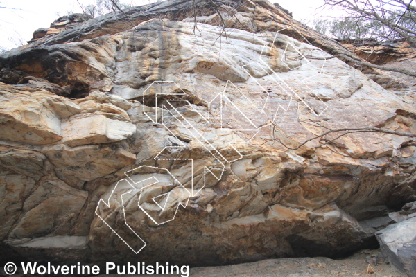 photo of The Alpha and the Omega, 5.11c ★ at Jacob’s Ladder Area from New River Rock Vol. 1