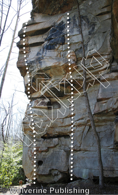 photo of Third Buttress from New River Rock Vol. 2