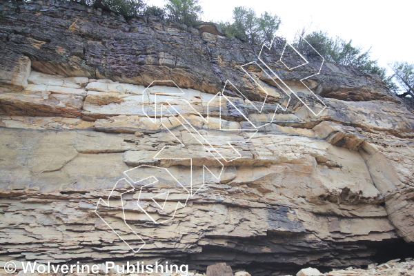 photo of #1 Chubb's, 5.11b ★★ at Whippoorwill from New River Rock Vol. 2