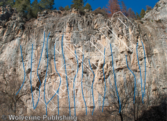 photo of Poetic Justice, 5.13a ★★★★ at Anti-Phil from Rifle Mountain Park