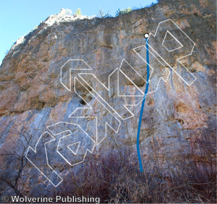 photo of Meat Wall from Rifle Mountain Park