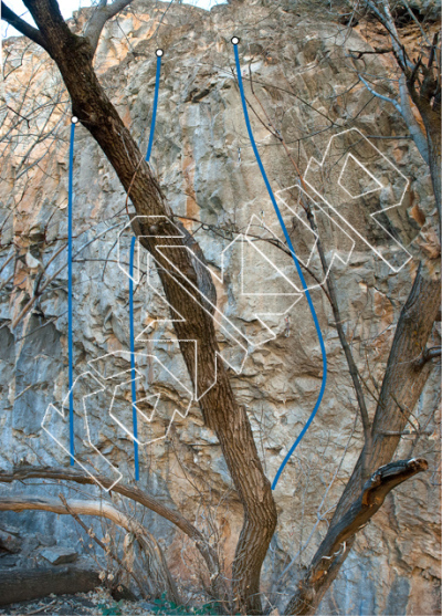 photo of Crud, 5.12b ★ at Middle Ice Caves from Rifle Mountain Park