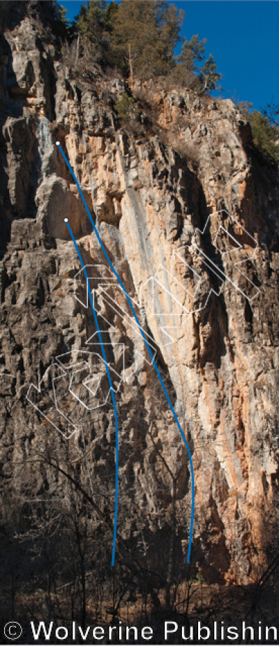 photo of Merry Maids, 5.10a ★★★★ at Middle Ice Caves from Rifle Mountain Park