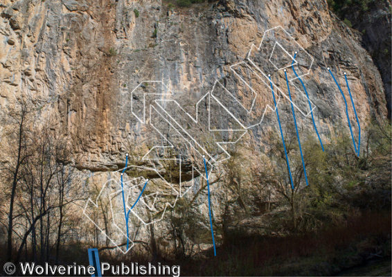 photo of Mr. Cranky Pants, 5.10a ★★★ at Nappy Dugout from Rifle Mountain Park