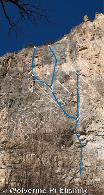photo of Entrance Exam, 5.12a  at Playground Wall from Rifle Mountain Park