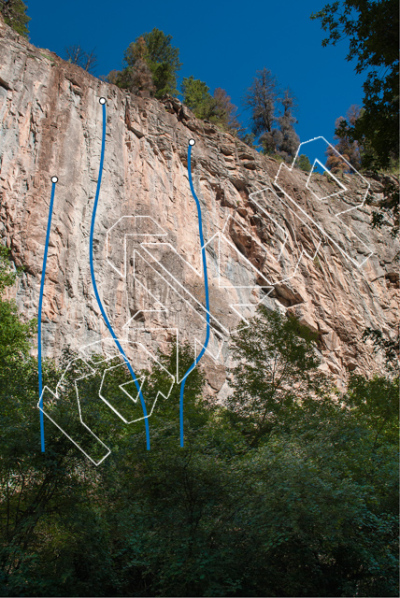 photo of Rumor Has It, 5.11b ★★★★★ at Sapper Cave from Rifle Mountain Park