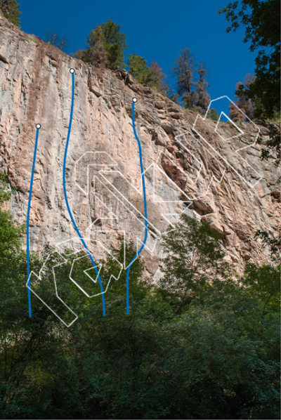 photo of Sapper Cave from Rifle Mountain Park