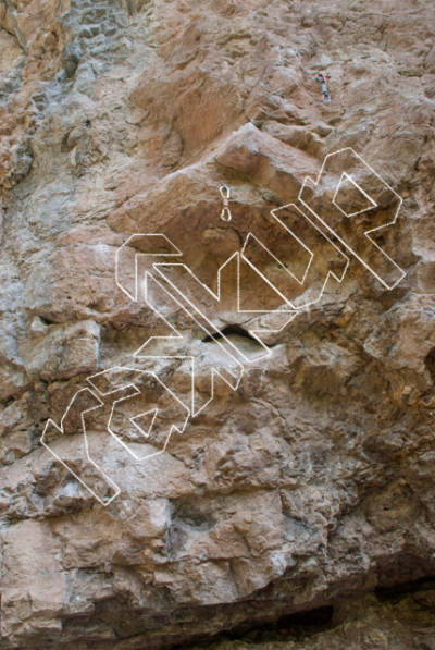 photo of Pump Action, 5.12c ★★★ at Sno-Cone Wall from Rifle Mountain Park