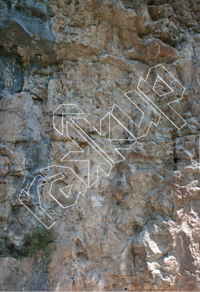 photo of Sno-Cone Wall from Rifle Mountain Park