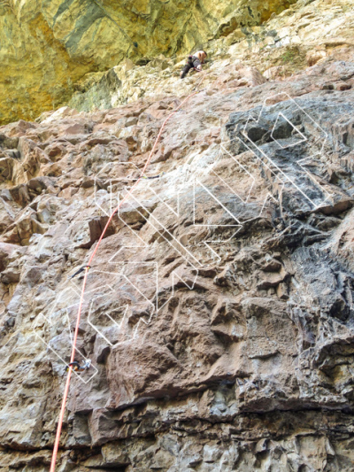 photo of Sno-Cone Wall from Rifle Mountain Park