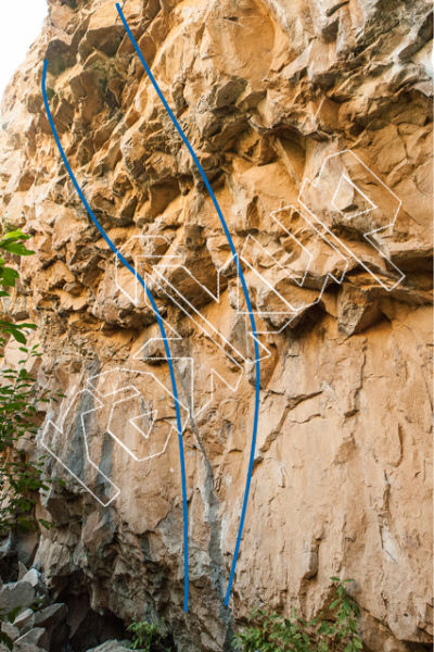 photo of Bite the Bullet, 5.13c ★★★ at Winchester Cave from Rifle Mountain Park