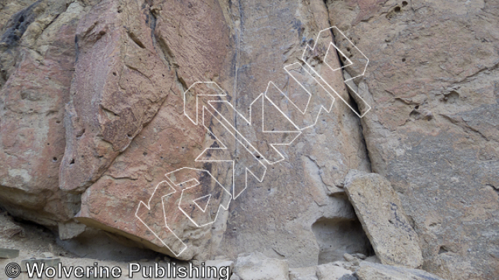 photo of Lion's Jaw, 5.8 ★★★ at Zion Area from Smith Rock Select