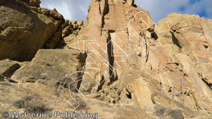 photo of Taiwan On, 5.10c ★★ at 4th Horseman from Smith Rock Select