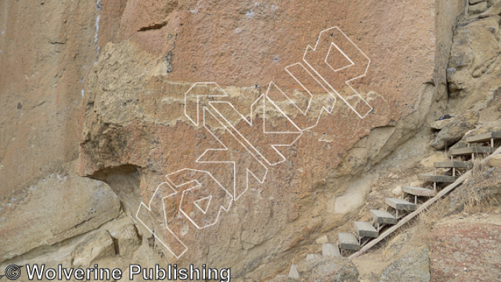 photo of Watts Tots, 5.12b ★★ at Dihedrals, Right from Smith Rock Select
