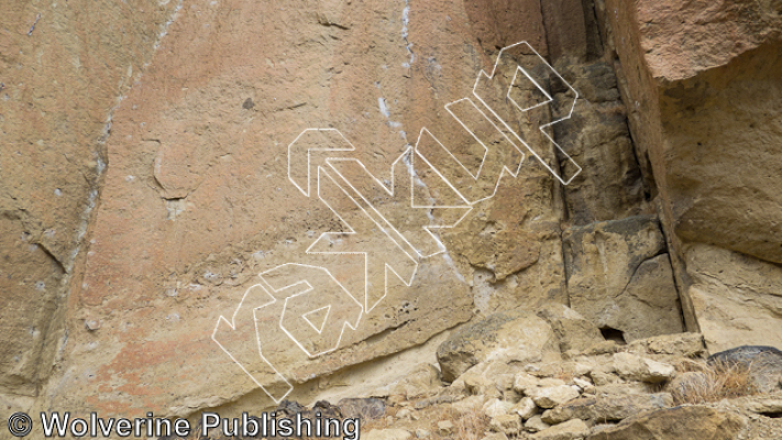 photo of Take A Powder, 5.12a ★★★★ at Dihedrals, Center from Smith Rock Select