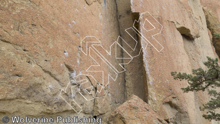 photo of Bum Rush The Show, 5.13b ★★ at Combination Blocks from Smith Rock Select