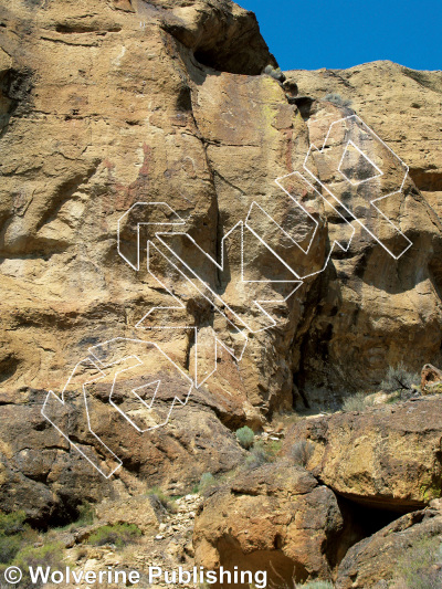 photo of Cocaine Gully from Smith Rock Select