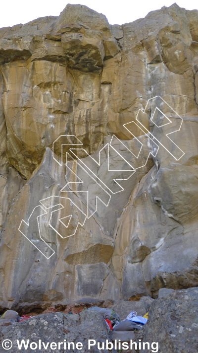 photo of The Heathen, 5.13a ★★★ at Northern Point from Smith Rock Select