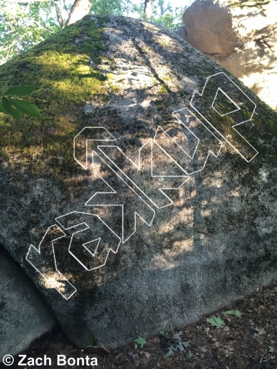 photo of Leah's Slab, VB ★ at Beam Me Up from Boat Rock Bouldering