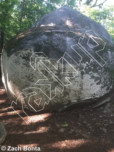 photo of Easy Crack from Boat Rock Bouldering