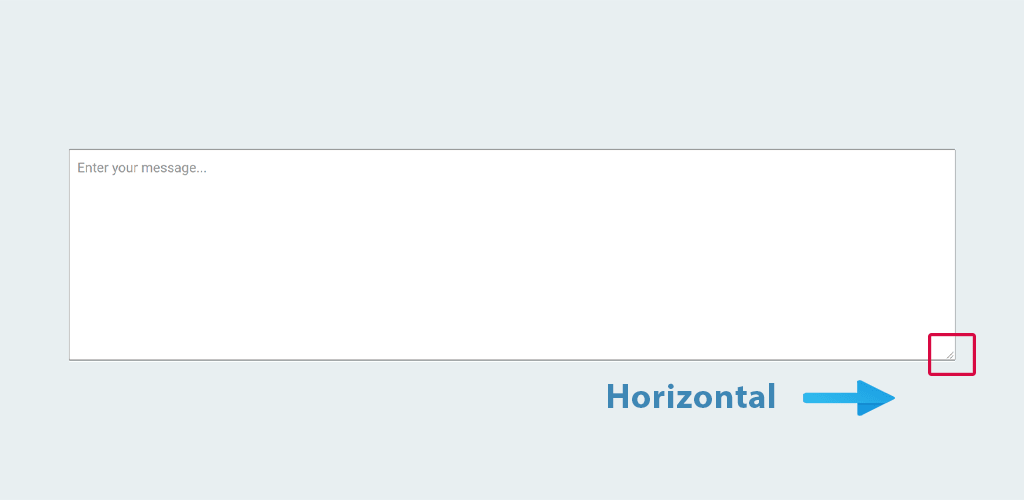 How to Resize Textarea Horizontally