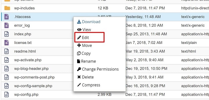 How to redirect http to https using htaccess in cpanel