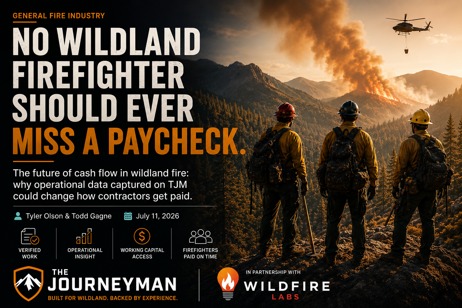 Blog cover: No Wildland Firefighter Should Miss a Paycheck