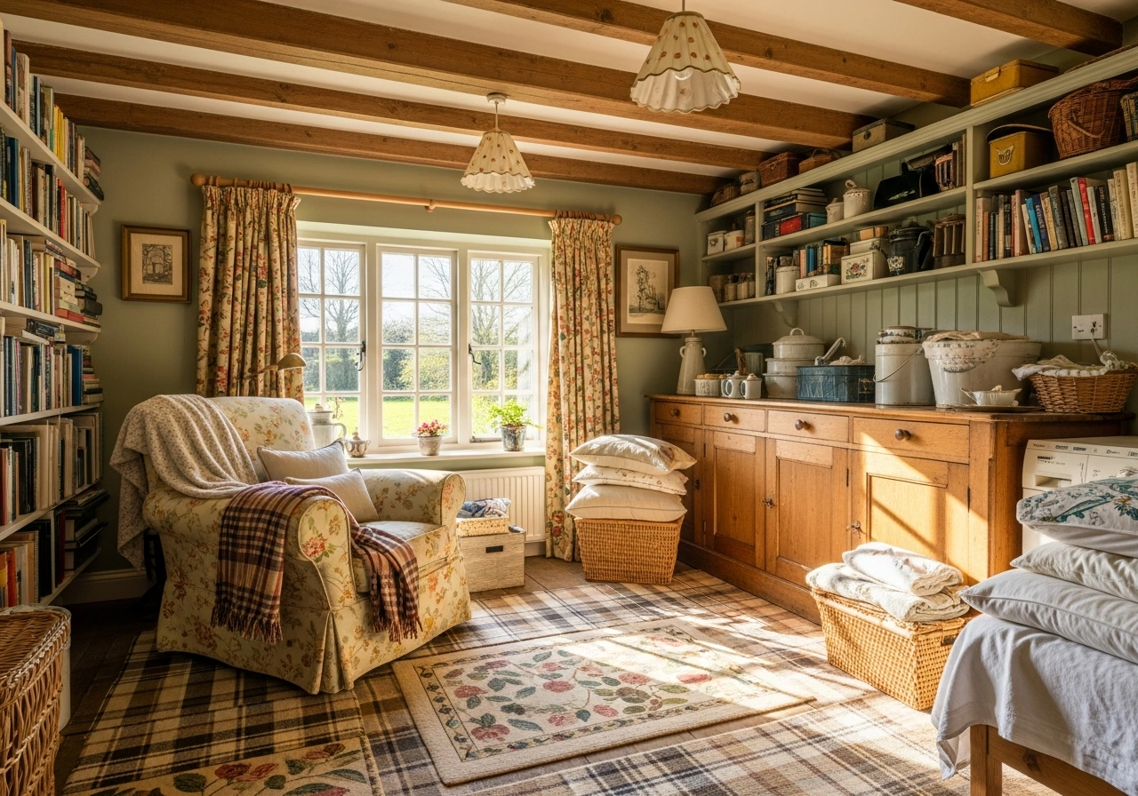 English Country Cottage Laundry Room