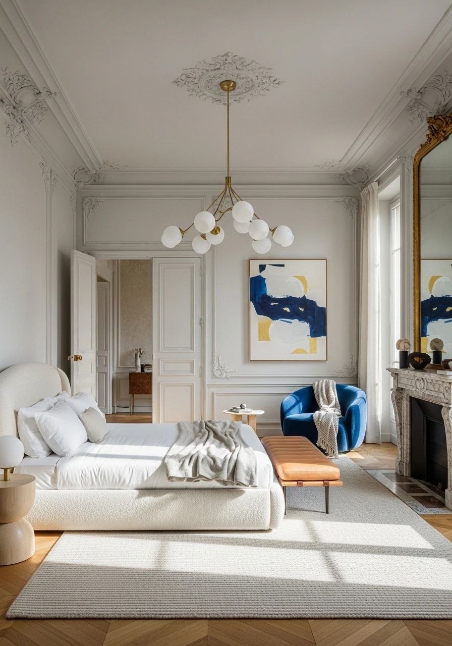 Modern Parisian Bedroom