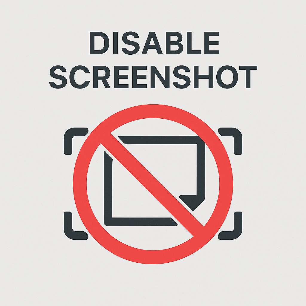Disable Screenshot