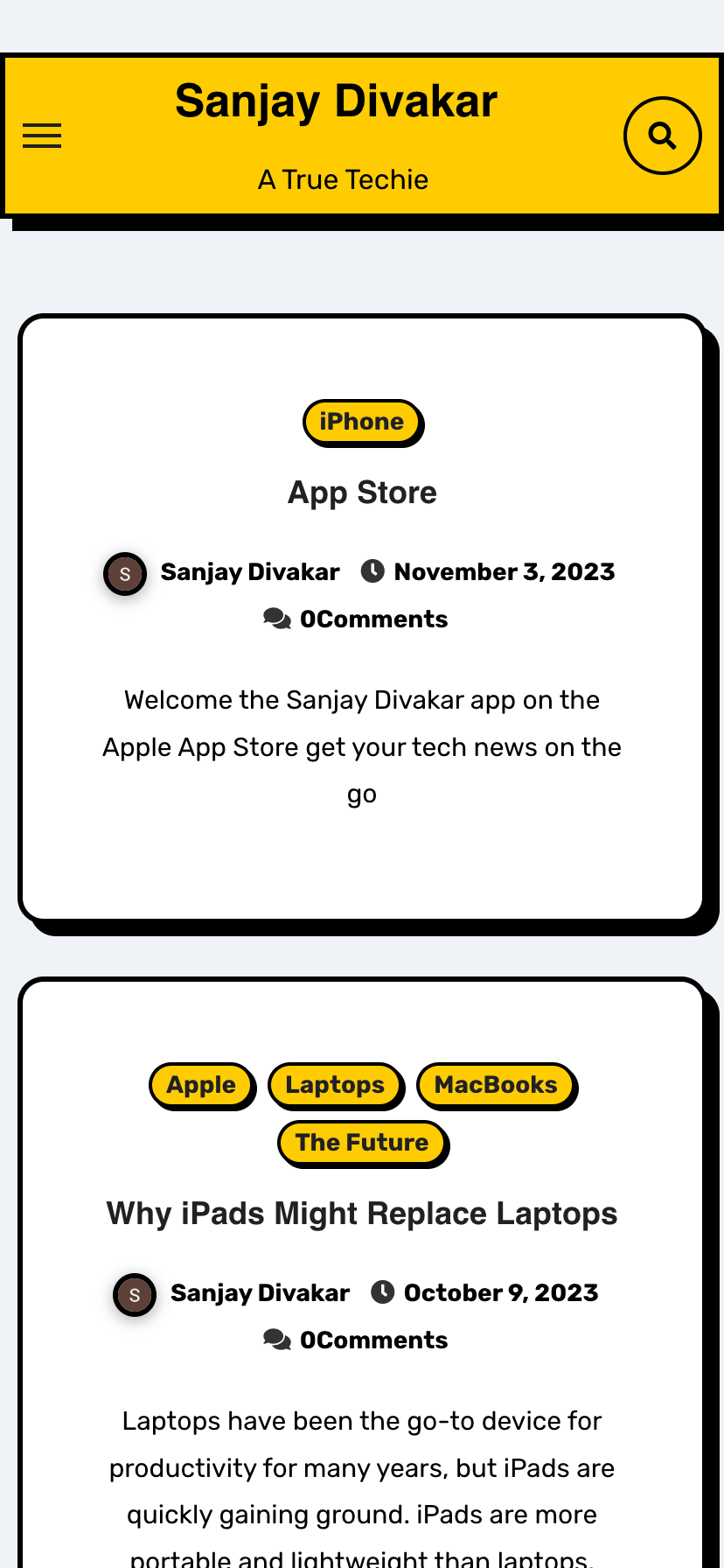 Sanjay Divakar - Tech News