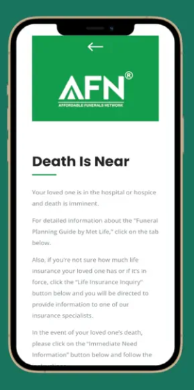 Affordable Funerals Network screenshot 1