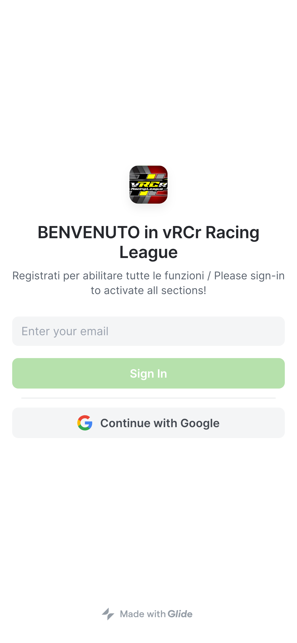 vRCr Racing League