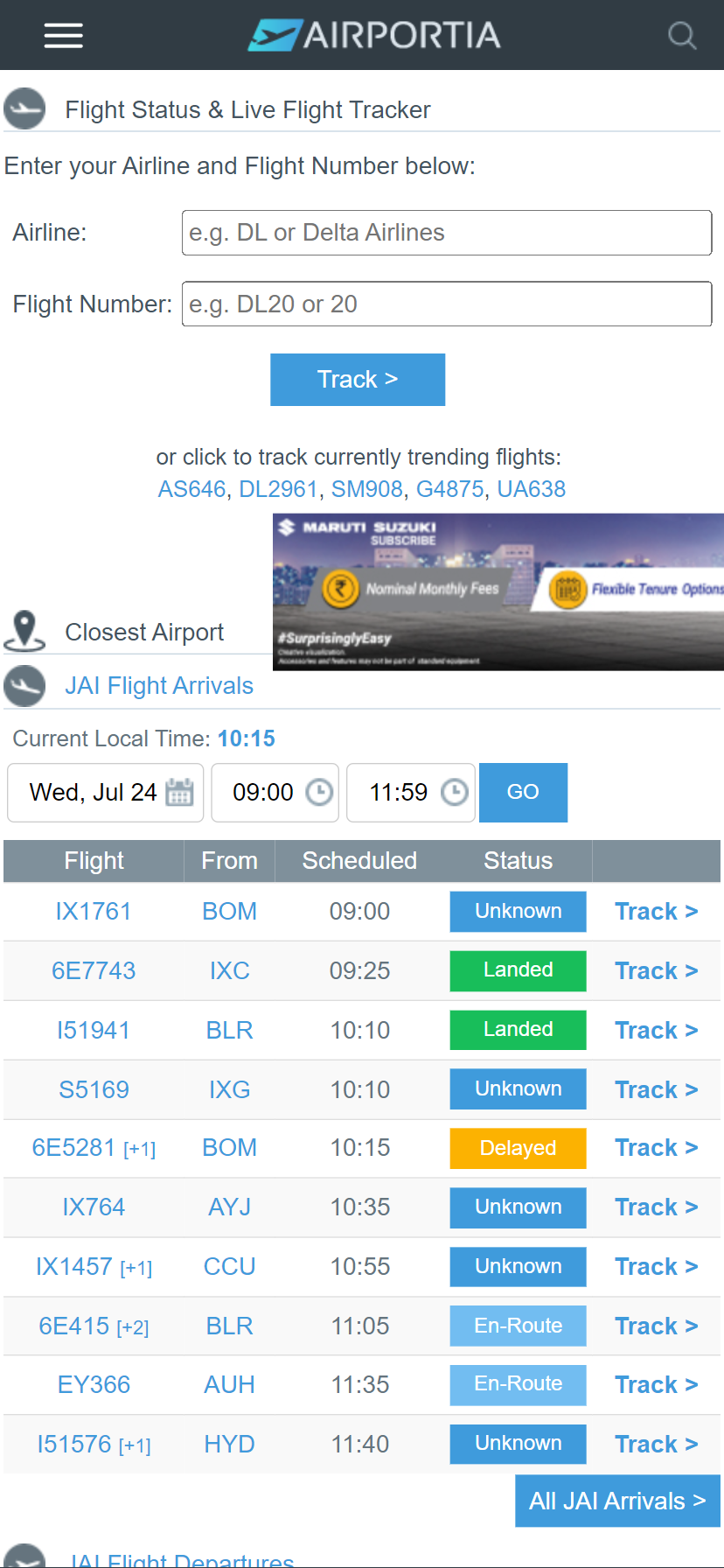 Airportia - Flight Tracker