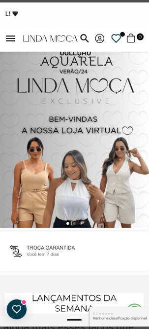 Linda Moça exclusive