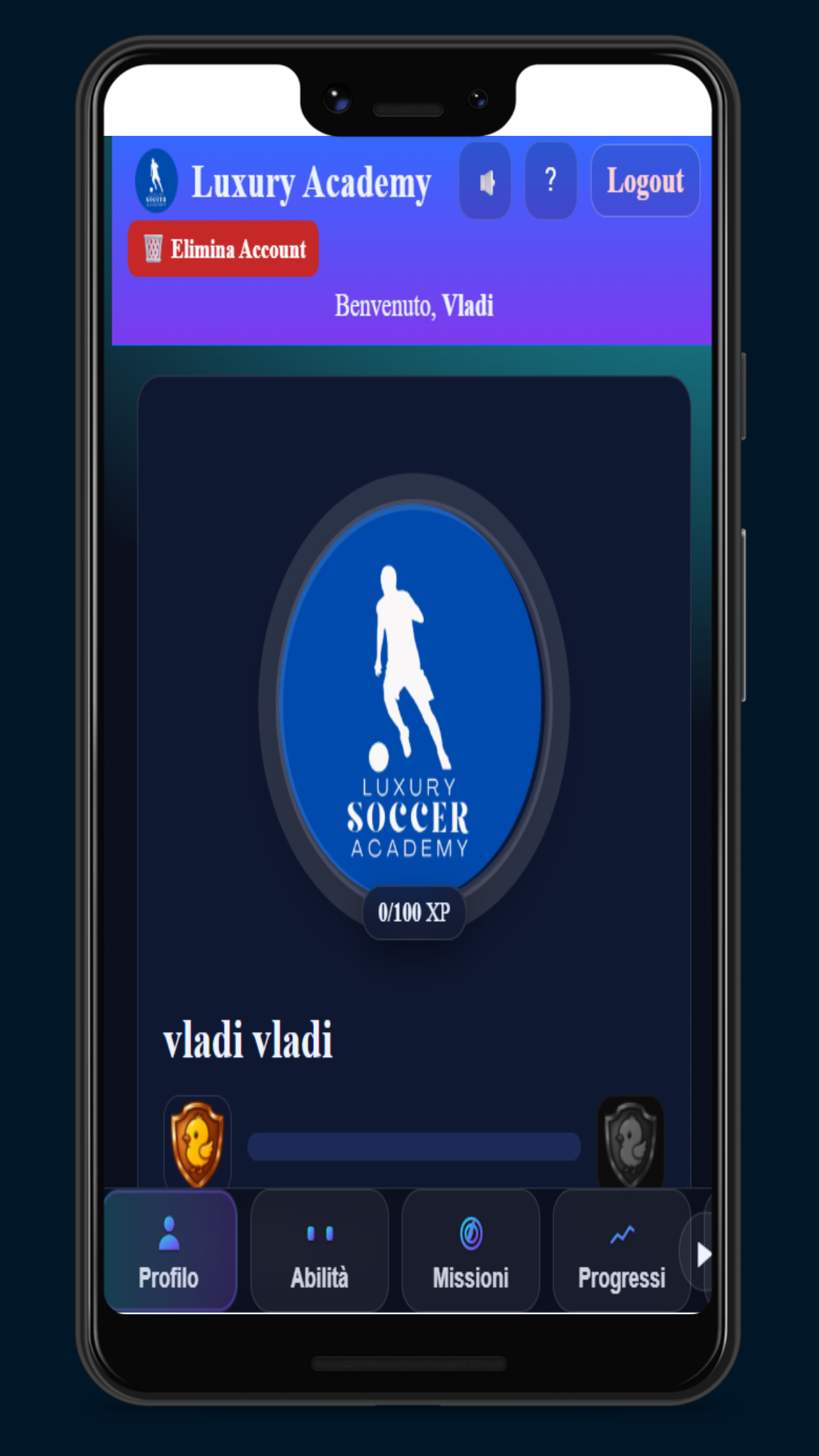 Login - Luxury Soccer Academy screenshot 4