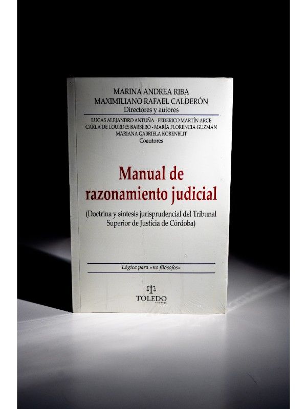 Portada del libro Manual de Razonamiento Judicial - RIBA, Marina Andrea, CALDERÓN, Maximiliano Rafael