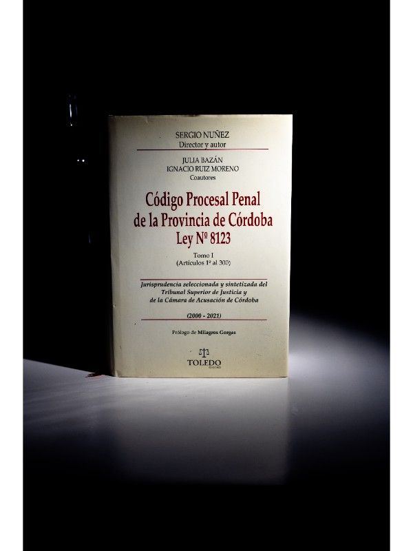 Portada del libro Código Procesal Penal de Córdoba - Anotado con jurisprudencia del TSJ - 2 Tomos								 - NUÑEZ, Sergio