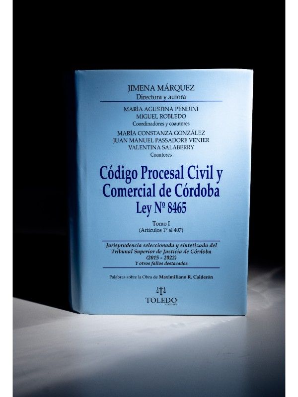 Portada del libro Código Procesal Civil y Comercial de Córdoba - Anotado con jurisprudencia del TSJ - 2 Tomos - MÁRQUEZ, Jimena