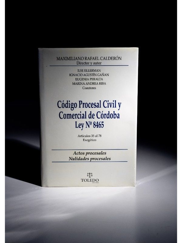 Portada del libro Código Procesal Civil y Comercial de Córdoba Comentado - arts. 35 al 78 - CALDERÓN, Maximiliano Rafael