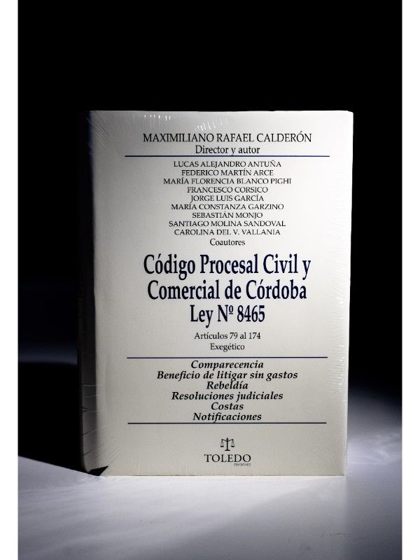 Portada del libro Código Procesal Civil y Comercial de Córdoba Comentado - arts. 79 al 174								 - CALDERÓN, Maximiliano Rafael