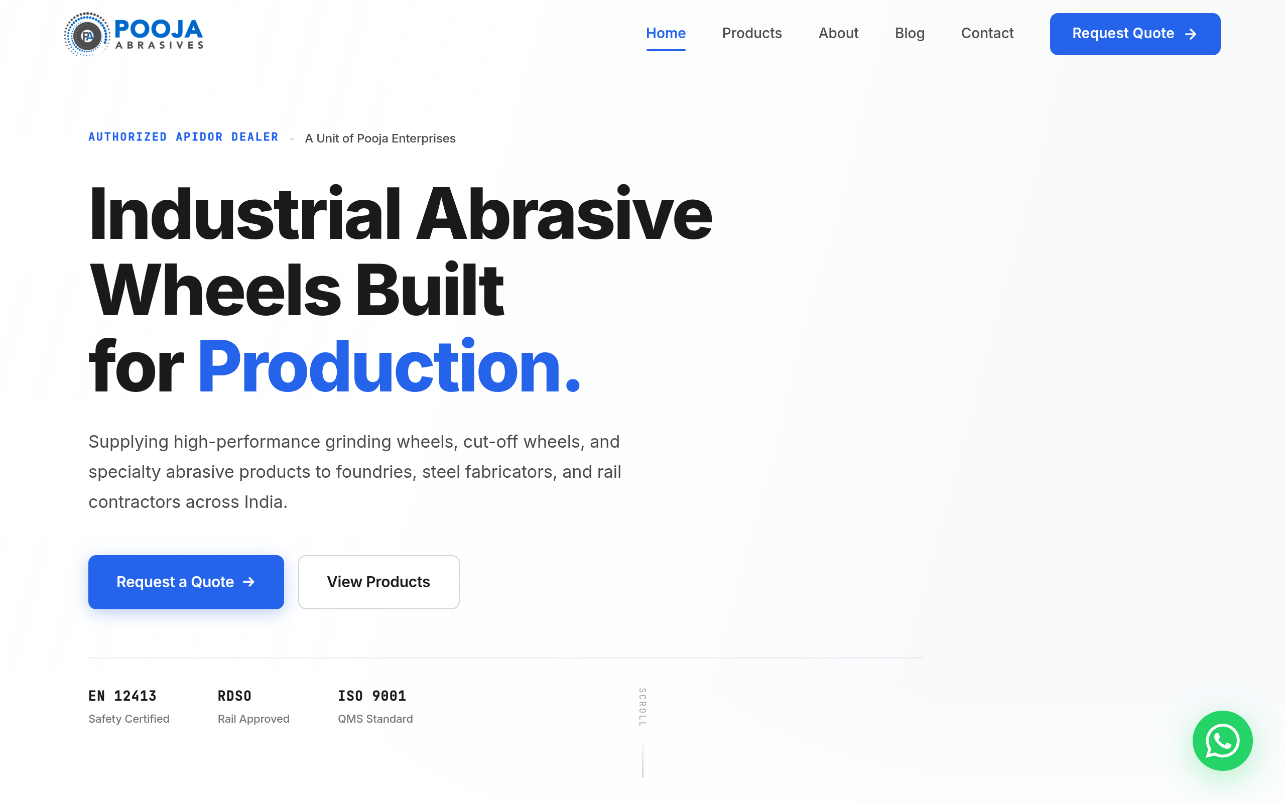 Pooja Abrasives - Desktop